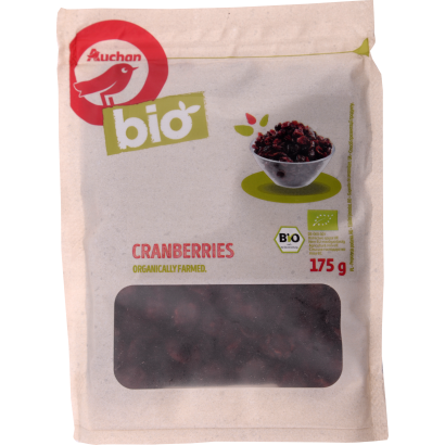 Auchan Kedvenc Bio vörös áfonya 175 g