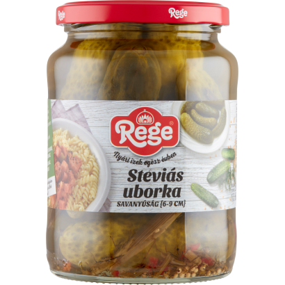 Rege steviás uborka savanyúság 6-9 cm 680 g