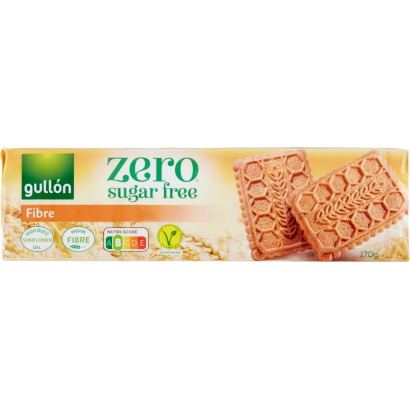 Gullón élelmi rostban gazdag keksz, édesítőszerrel, cukormentes 170 g