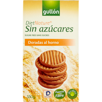 Gullón DietNature cukormentes keksz, édesítőszerrel 2 x 165 g (330 g)