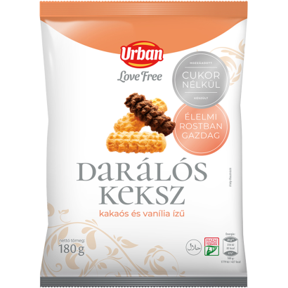 Urban LoveFree darálós keksz 180 g
