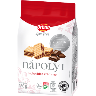 Urban LoveFree csokis nápolyi 180 g