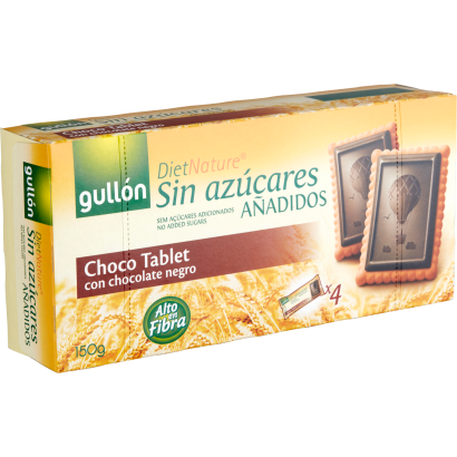 Gullón DietNature étcsokoládés keksz édesítőszerrel 4 x 37,5 g (150 g)