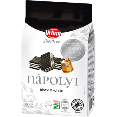 Urban LoveFree Black and White nápolyi 180 g