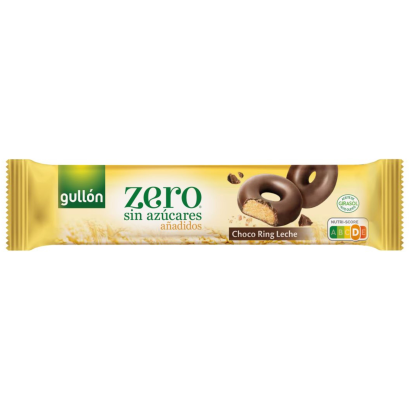 Gullón tejcsokoládéval bevont keksz édesítőszerrel 128 g