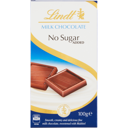 Lindt tejcsokoládé édesítőszerekkel 100 g