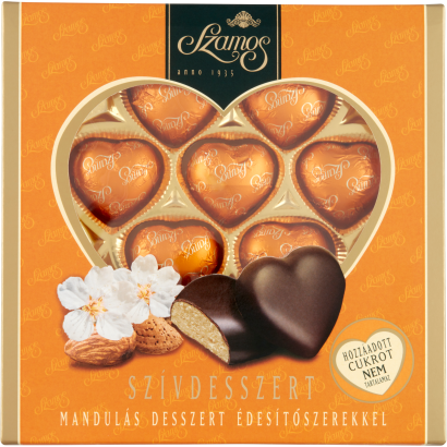 Szamos Szívdesszert mandulás desszert édesítőszerekkel 10 db 130 g