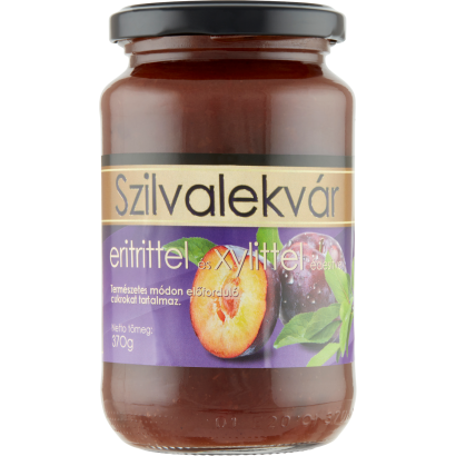 Szilvalekvár eritrittel és xylittel édesítve 370 g