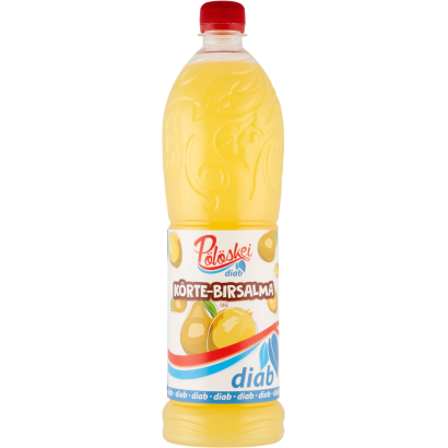 Pölöskei Diab körte-birsalma ízű szörp édesítőszerekkel 1 l