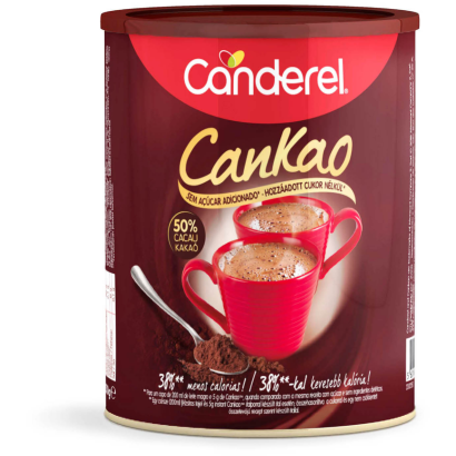 Canderel Cankao kakaó alapú instant italpor édesítőszerekkel 250 g