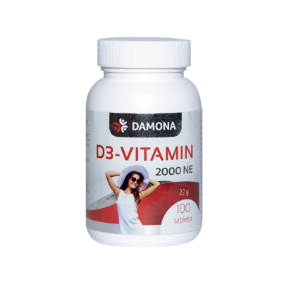 Damona D3-vitamin 2000NE tabletta 100 db