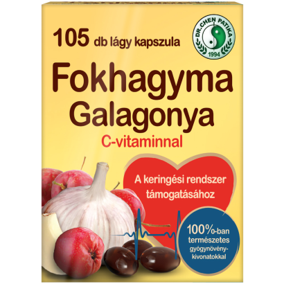 Fokhagyma és galagonya kapszula 105 db