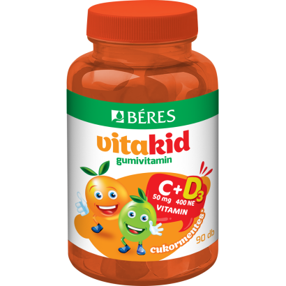 Béres VitaKid C+D gumivitamin 90 db