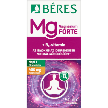 Béres Magnézium Forte filmtabletta 50 db 62,5 g