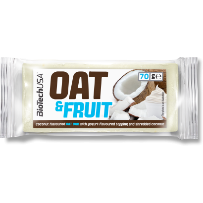 BioTechUSA Oat & Fruit kókusz ízű zabszelet 70 g