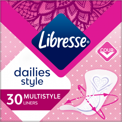 Libresse Dailies Style Multistyle tisztasági betét 30 db