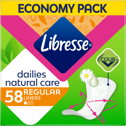 Libresse Dailies Natural Care tisztasági betét 58 db