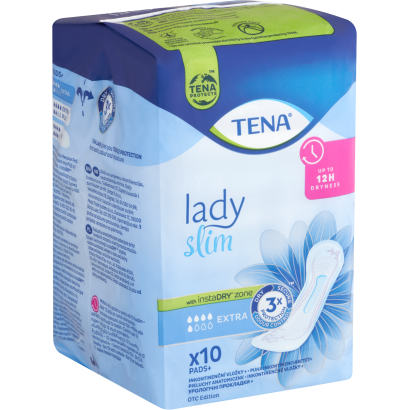 Tena Lady Slim Extra puha inkontinencia betét rendszeres vizeletvesztésre 10 db