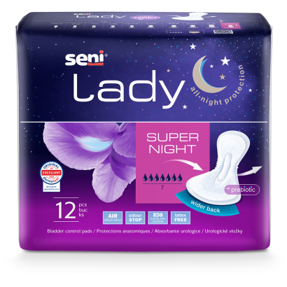 Seni Lady Super night inkontinencia betét 12db