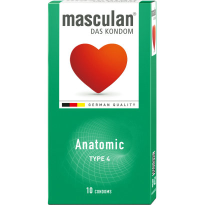 Masculan Anatomic anatómiailag formált óvszer 10 db