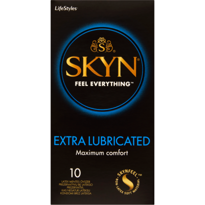 LifeStyles Skyn Extra Lubricated latexmentes óvszer 10 db