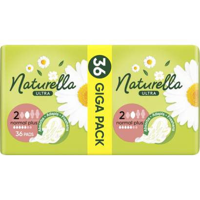Naturella Ultra Szárnyas Betét, Normal Plus (2-es méret) Méret, 36 db