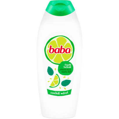 Baba frissítő tusfürdő zöldcitrom és menta illat 750 ml