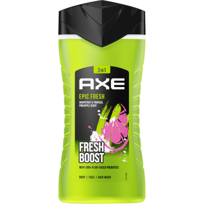 AXE Epic Fresh 3 in 1 tusfürdő testre, arcra, hajra 250 ml