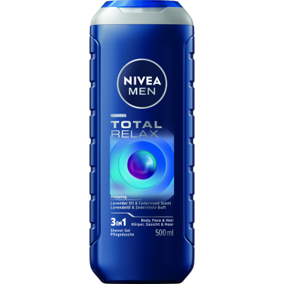 Nivea Men Total Relax tusfürdő 3in1 500 ml