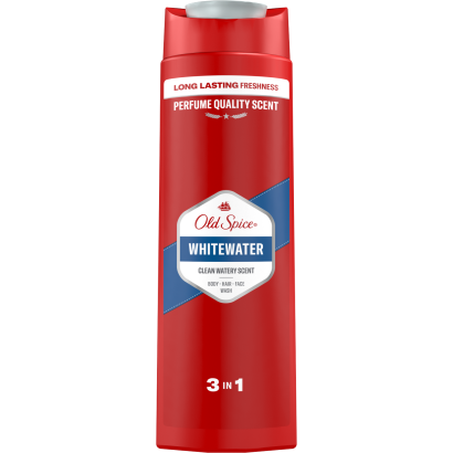 Old Spice Whitewater Férfi 3 az 1-ben Sampon és Tusfürdő, 400 ml