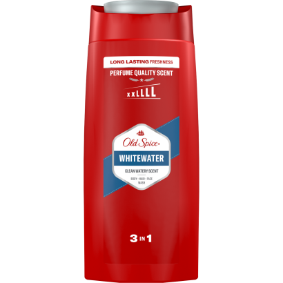 Old Spice Whitewater Férfi 3 az 1-ben Sampon és Tusfürdő, 675 ml