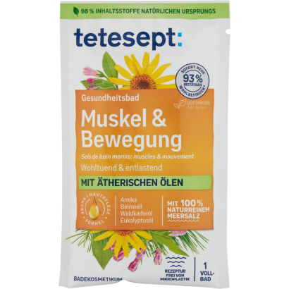 Tetesept mozgás utáni izomregeneráló fürdősó 80 g