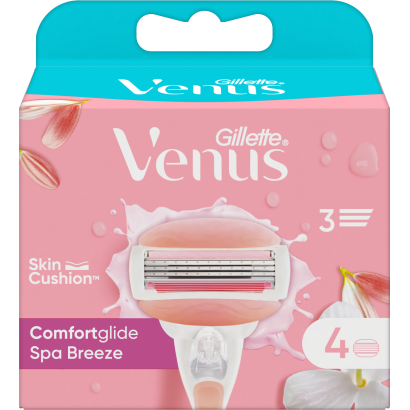 Venus ComfortGlide Spa Breeze Borotvabetét x4