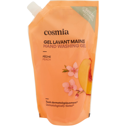 Cosmia folyékony szappan utántöltő őszibarack 500 ml