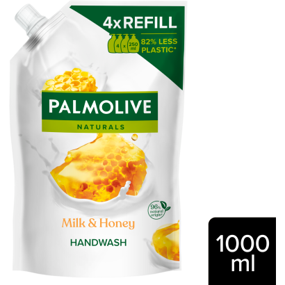 Palmolive Naturals Milk & Honey folyékony szappan utántöltő 1000 ml