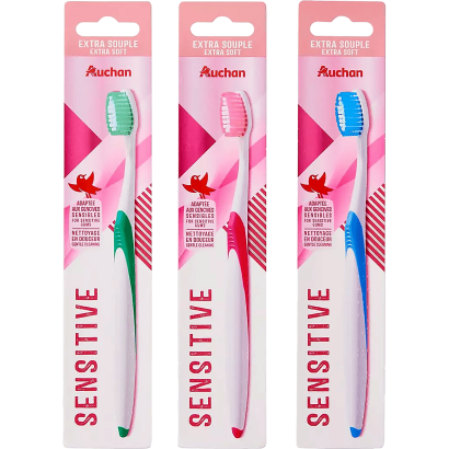 Auchan Kedvenc sensitiv extra lágy fogkefe 1db