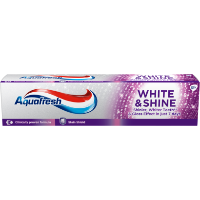 Aquafresh White & Shine fluoridos fogkrém 100 ml