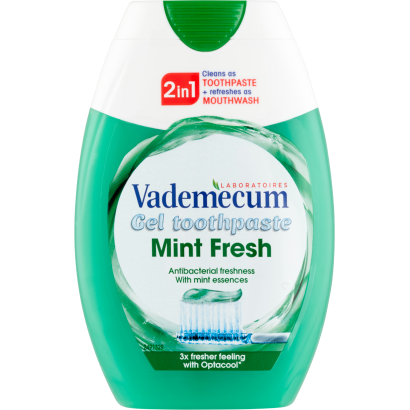 Vademecum 2in1 Mint Fresh gél állagú fogkrém 75 ml