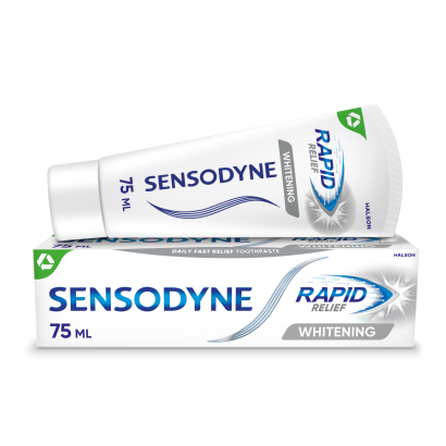 Sensodyne Rapid Relief Whitening fluoridos fogkrém 75 ml
