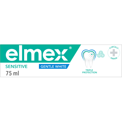 elmex Sensitive Gentle White fogkrém érzékeny fogakra 75 ml