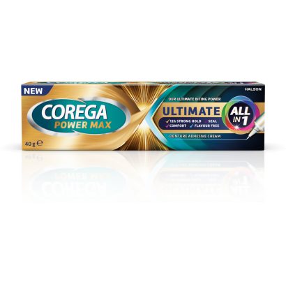 Corega Power Max Ultimate All In 1 műfogsorrögzítő krém 40 g