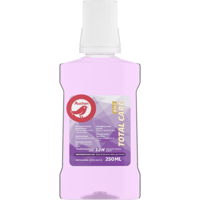 Auchan Kedvenc Szájvíz Total Care 6in1 250 ml