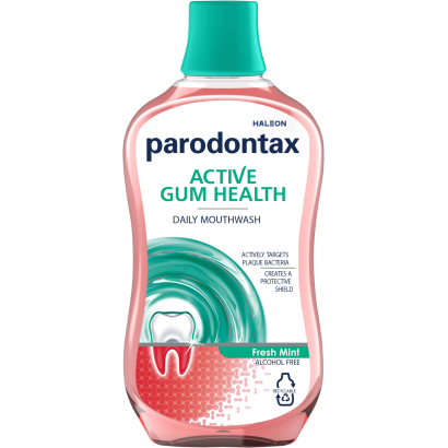 Parodontax Active Gum Health Fresh Mint alkoholmentes szájvíz fluoriddal 500 ml