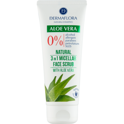 Dermaflora 0% 3in1 micellás arcradír aloe verával 100 ml
