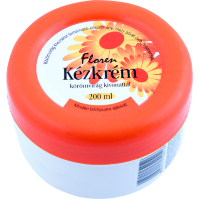 FLOREN KÉZKRÉM KÖRÖMVIRÁG KIVONATTAL 200ml