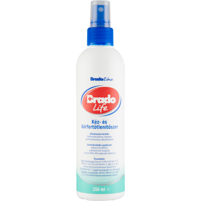 Brado Life kéz- és bőrfertőtlenítőszer 250 ml