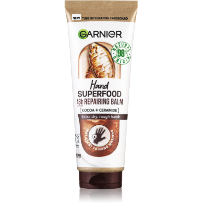 Garnier Hand Superfood regeneráló kézkrém kakaóval, 75 ml