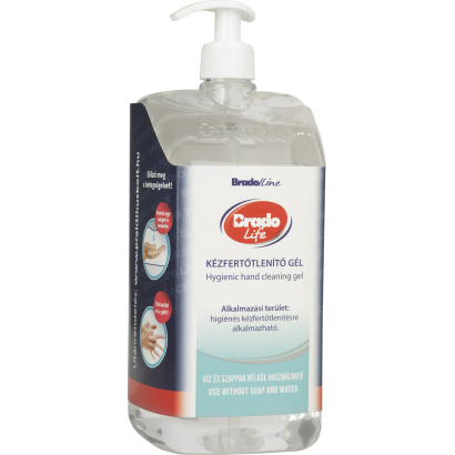 Bradolife kézfertőtlenítő gél 1,5 l
