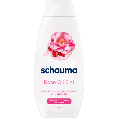 Schauma 2 az 1-ben sampon Rózsaolajjal 400 ml