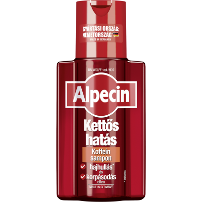 Alpecin Kettős Hatású Koffein sampon 200 ml
